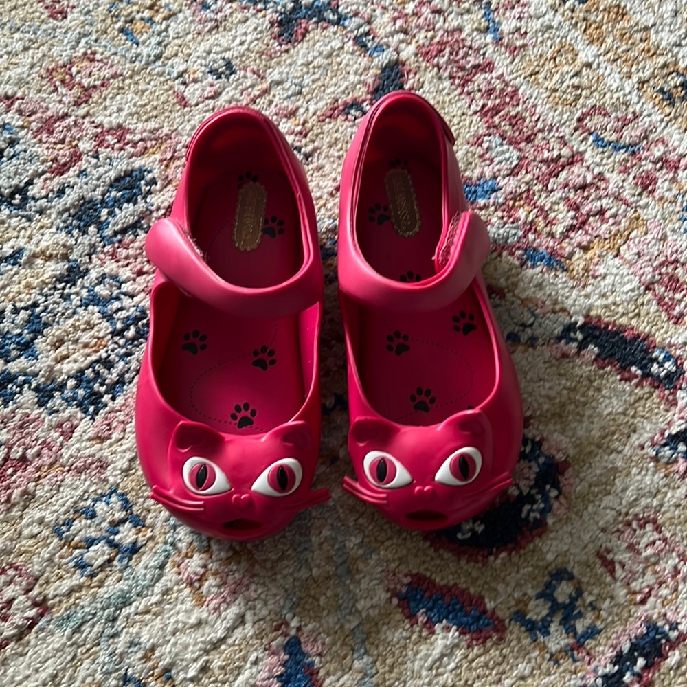 Mini Melissa Ultragirl II Cat Mary Jane Flat Sandals 9